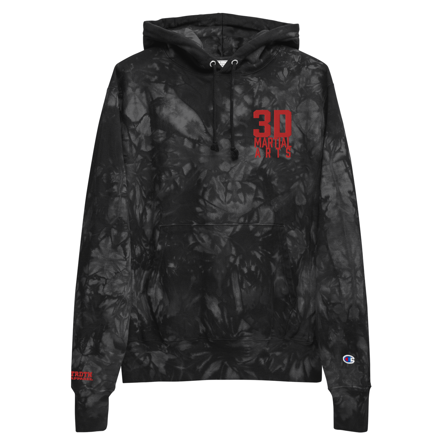 Team 3D tie-dye hoodie