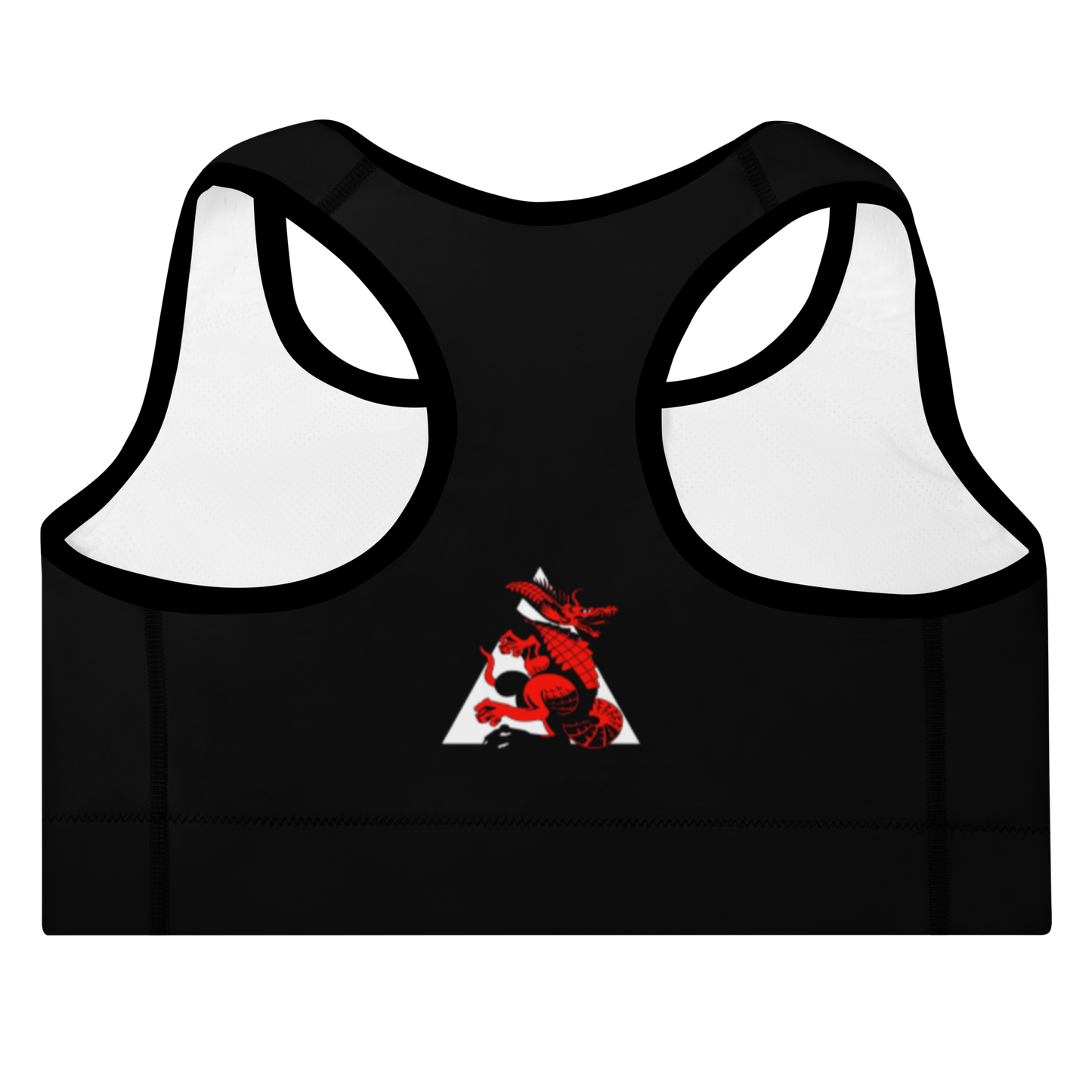 Team 3D Martial Arts Sports Bra, women's athletic wear, supportive sports bra, martial arts training gear, female athletes, comfortable sports bra, stylish workout clothes, high-performance sports bra, team 3D logo, fitness apparel for women, durable sports bra, gym essentials, training with confidence.