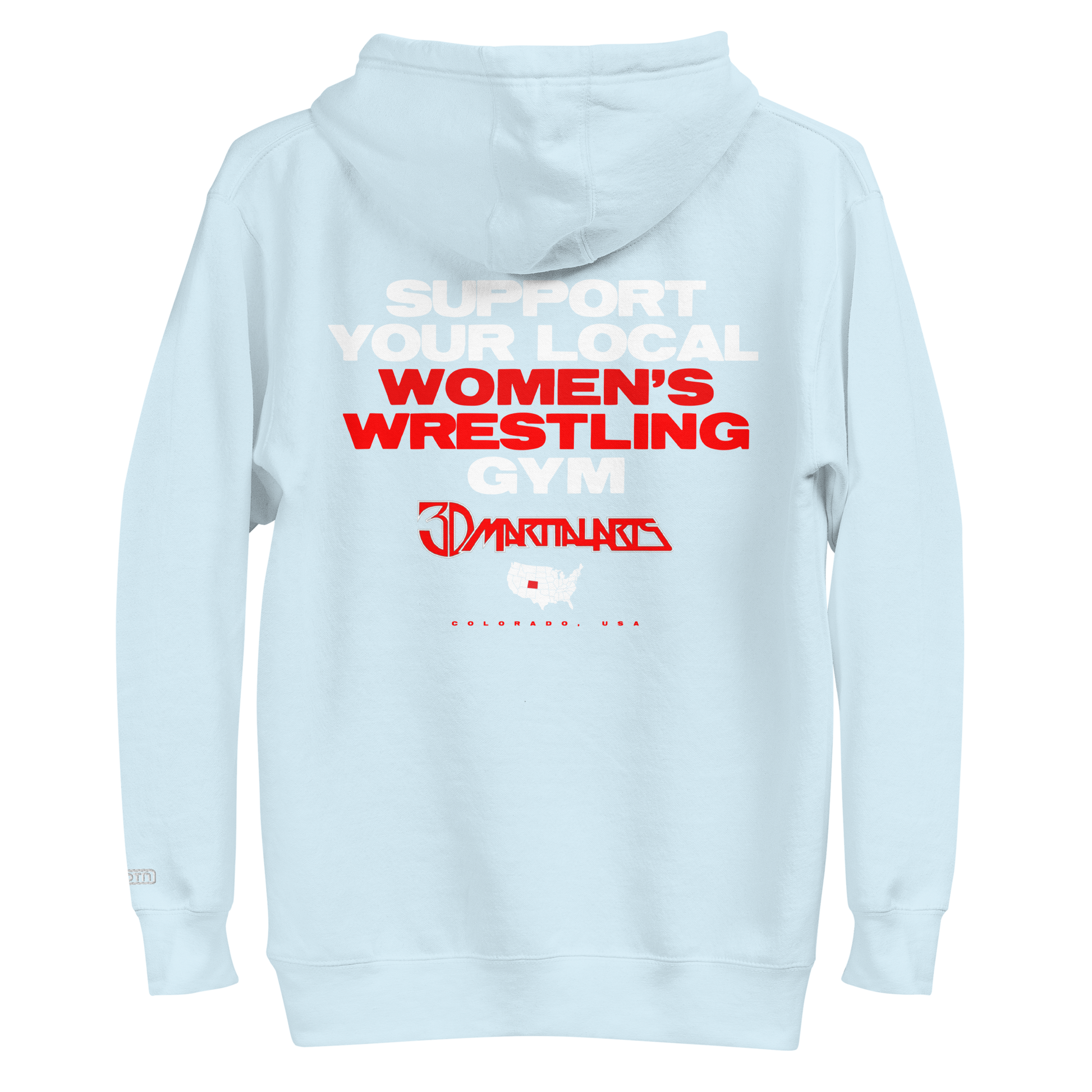 women's wrestling hoodie, Team 3D Martial Arts, sporty hoodie, women's athletic wear, wrestling support apparel, martial arts fan hoodie, comfy sports hoodie, team spirit clothing, wrestling team hoodie, supportive gear, women's activewear, combat sports fashion, warm athletic hoodie, women's fitness hoodie, wrestling team fan, Team 3D supporter, sporty casual wear, martial arts supporter gear, grappling team hoodie, women's gym wear, wrestling club apparel, team logo hoodie, stylish sports hoodie, women's 